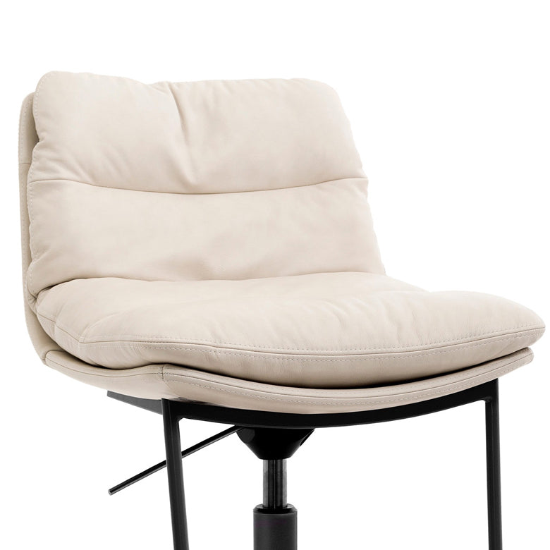 Glam Low Back Bar Stool Rotatable Counter Bar Stool for Home