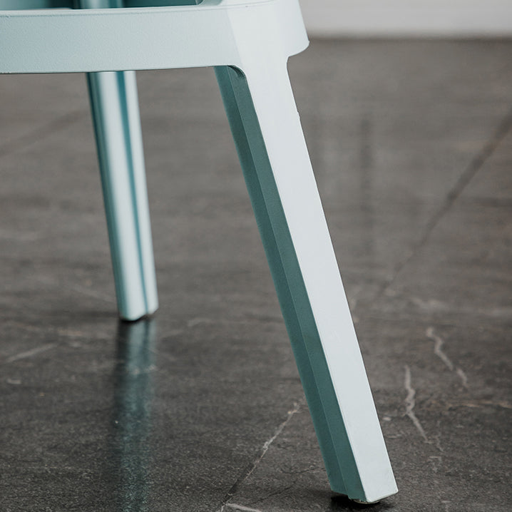 Nordic Low Back Counter Bar Stool Plastic Bar Stool for Home