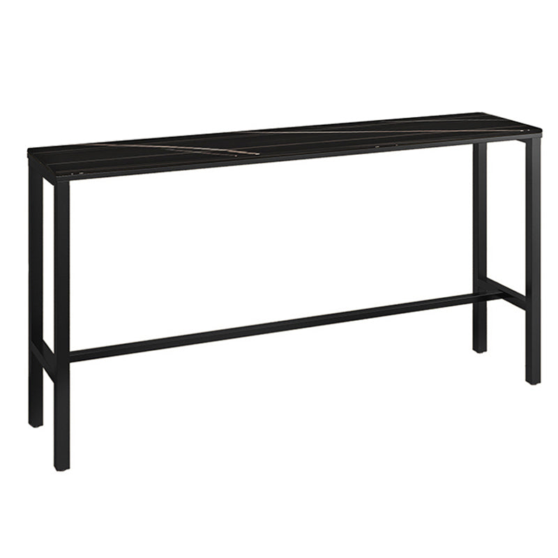 Modern Rectangle Stone Counter Table 1/3/5 Pieces Bar Table Set for Balcony