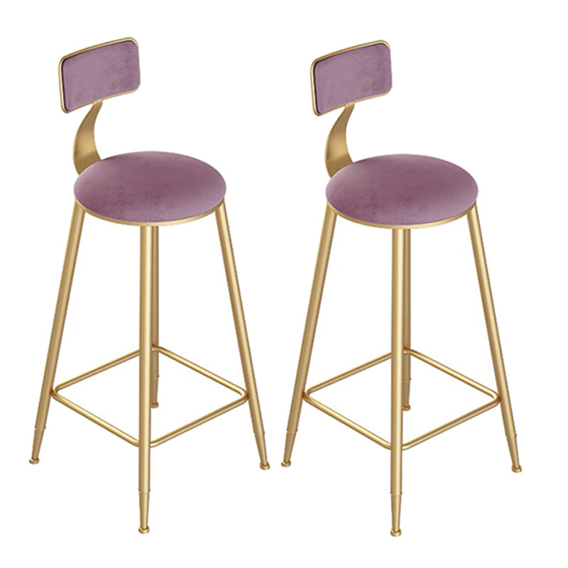Glam Style Rectangle Bar Table 1/2/3 Pieces Bar Table Set with Metal Stools