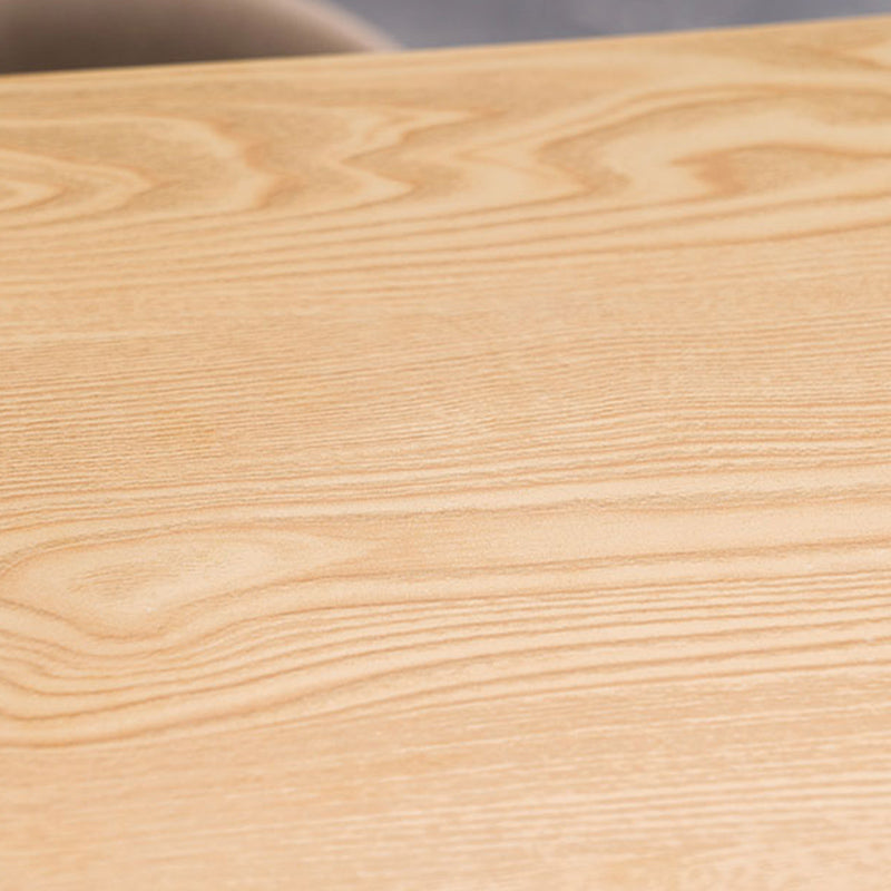 Modern Wood Bistro Bar Table Rectangle Footrest Bar Table for Living Room