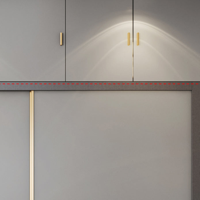 Modern Wood Freestanding Wardrobe Soft Close Drawer and Doors Wardrobe