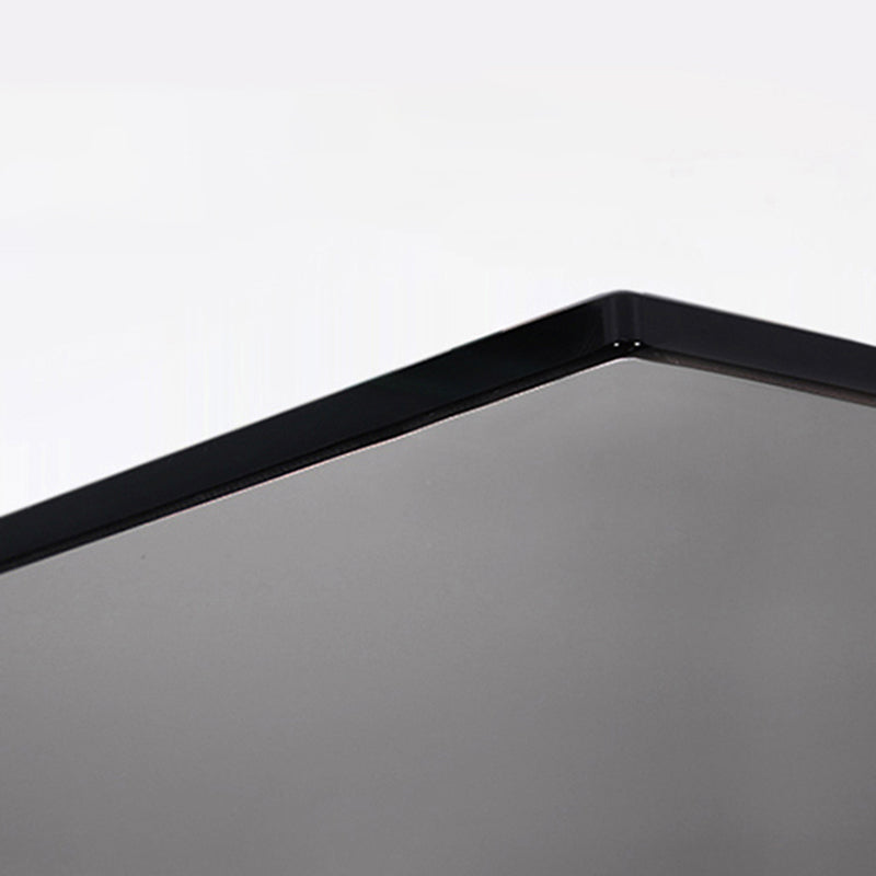 Contemporary Wood and Tempered Glass Wardrobe Freestanding Wardrobe Armoire without Light