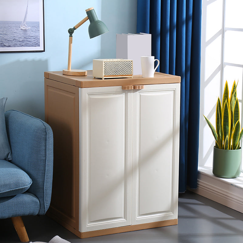 Modern Adjustable Shelves Wardrobe Armoire Freestanding Plastic Wardrobe