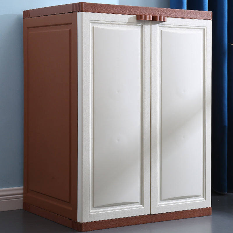 Modern Adjustable Shelves Wardrobe Armoire Freestanding Plastic Wardrobe