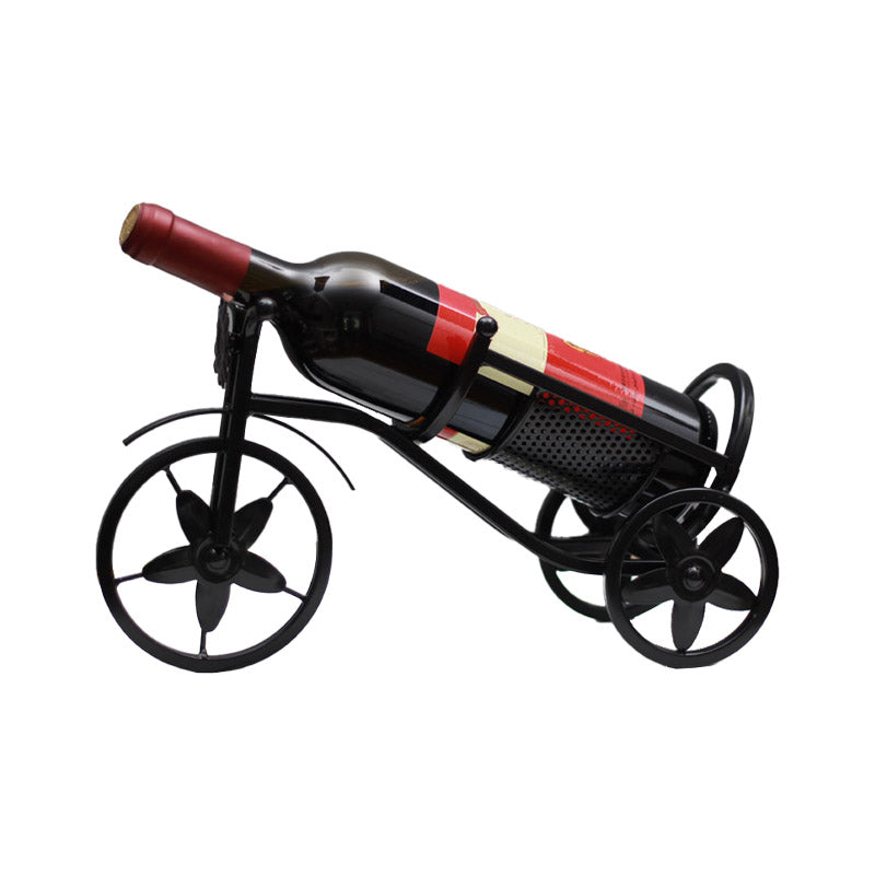 Countertop Wine Rack Glam Metal Wine Bottle Rack for Dining Room