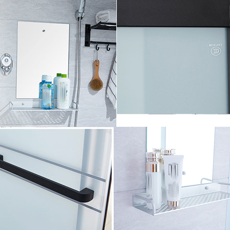 Framed Corner Shower Enclosure Single Sliding Shower Enclosure