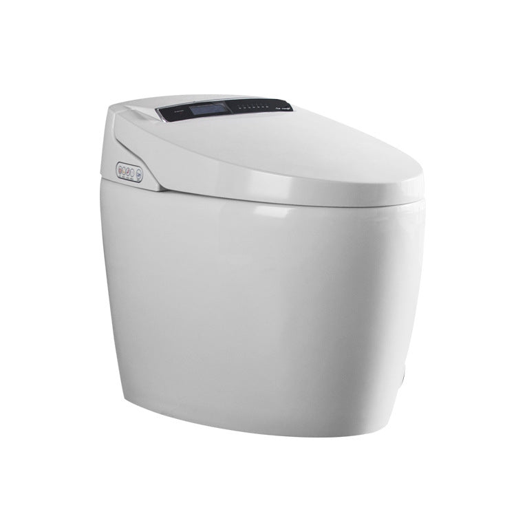 White Elongated Floor Mount Bidet Floor Standing Bidet with Heated Seat