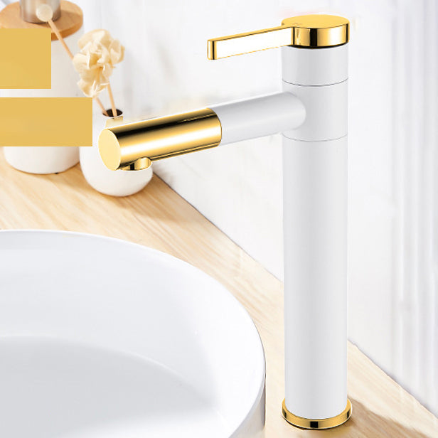 Glam Sink Faucet Single Lever Handle Faucet with Swivel Spout