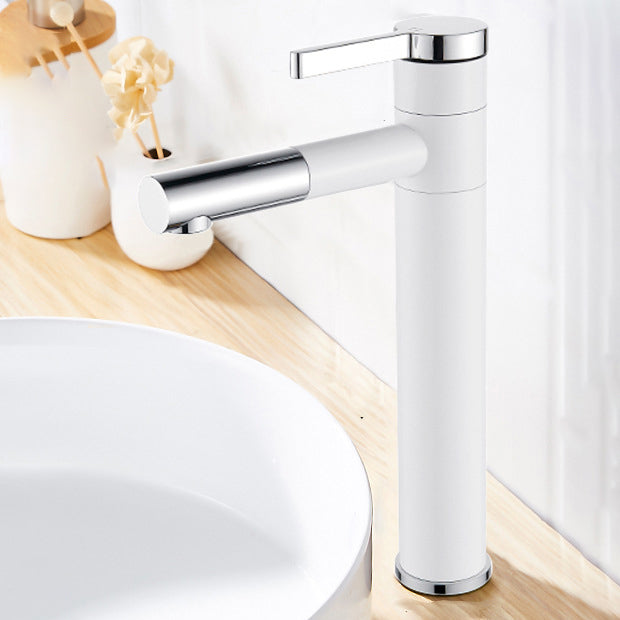 Glam Sink Faucet Single Lever Handle Faucet with Swivel Spout