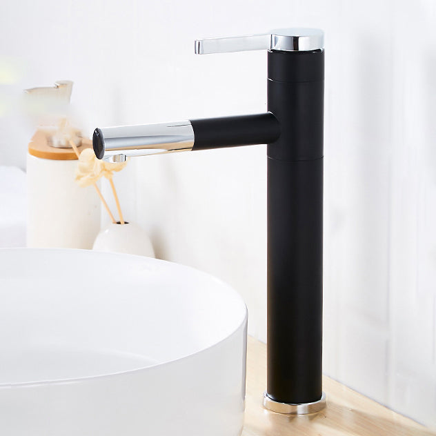 Glam Sink Faucet Single Lever Handle Faucet with Swivel Spout