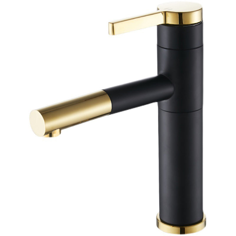 Glam Sink Faucet Single Lever Handle Faucet with Swivel Spout