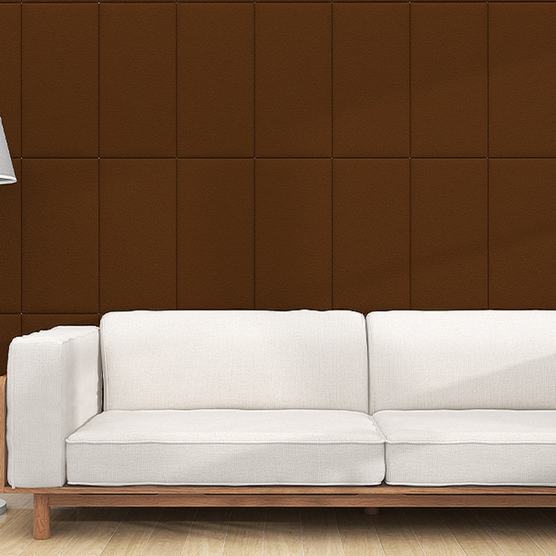 Color Blocking 3D Embossed Wall Panel Self-Adhesive Foam Indoor Wall Tile