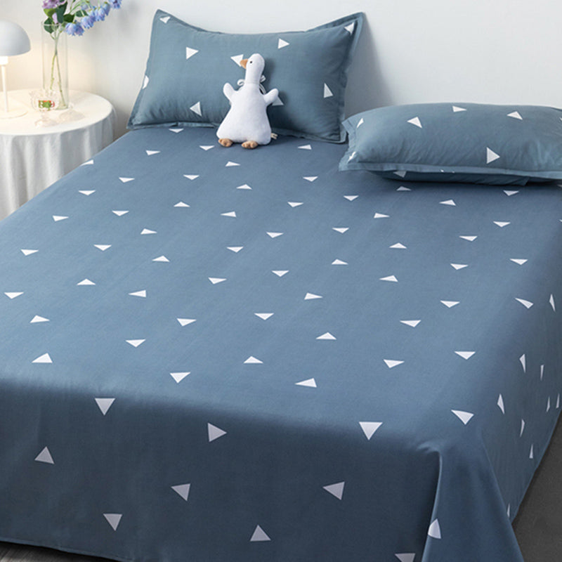 Polyester Printed Bed Sheet Twill Breathable Fade Resistant Sheet