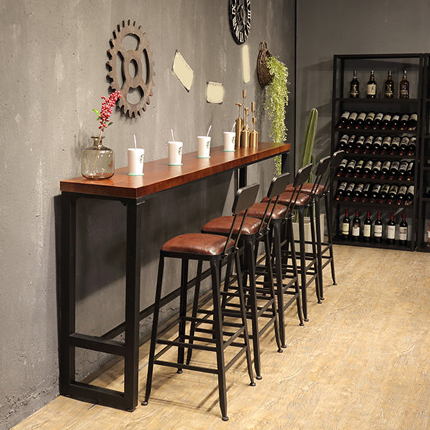 1/6/11 Pieces Counter Height Pub Set Rectangular Bar Stool and Table Set