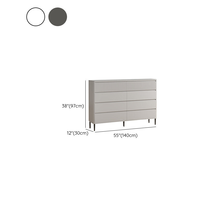 Classic Glam Storage Chest Stone Storage Chest Dresser with 5/6/8 Drawers