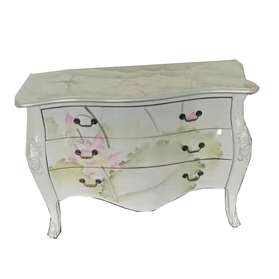 Classic Glam Storage Chest Solid Wood Storage Chest Dresser with 2/3 Drawers