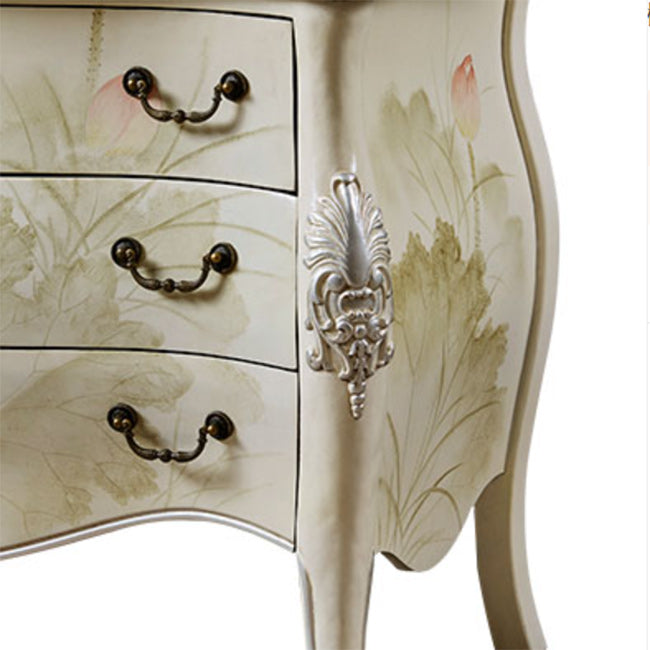 Classic Glam Storage Chest Solid Wood Storage Chest Dresser with 2/3 Drawers