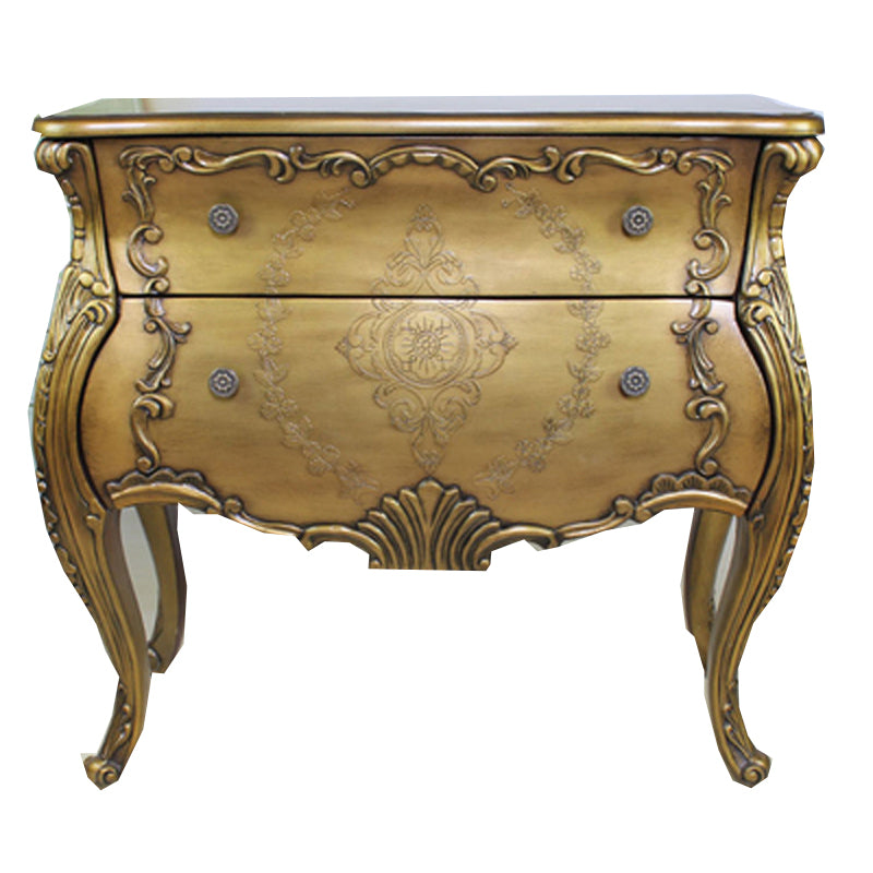 Classic Glam Storage Chest Solid Wood Storage Chest Dresser with 2/3 Drawers