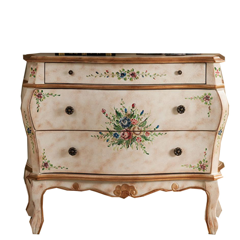 Classic Glam Storage Chest Solid Wood Storage Chest Dresser with 2/3 Drawers