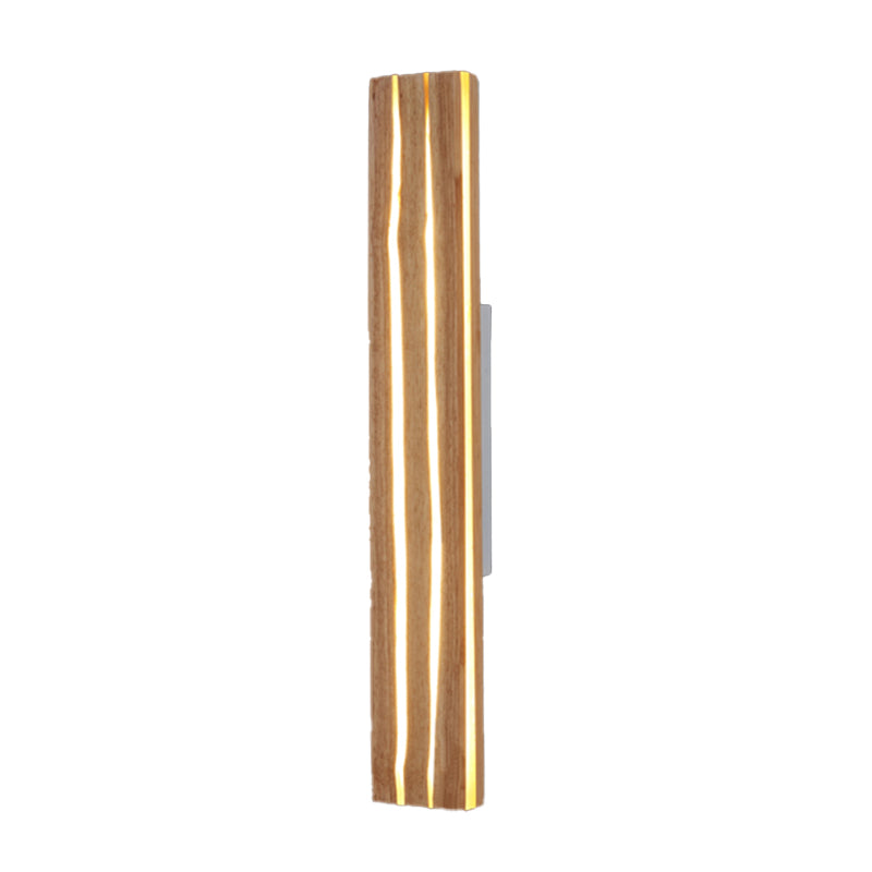 Contemporary Wooden Wall Light Fixture Simple Wall Light Sconce for Bedroom