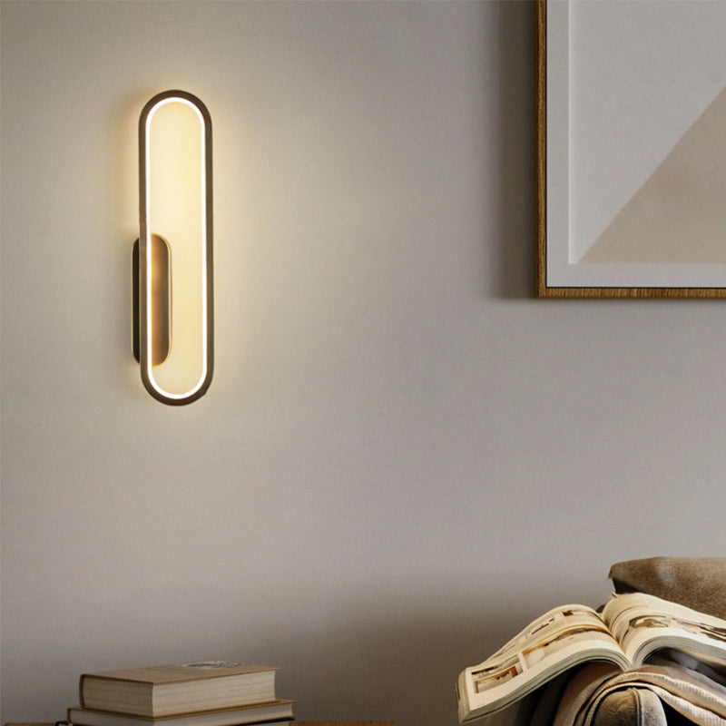 Contemporary LED Wall Light Fixture Simple Household Wall Light Sconce for Bedroom