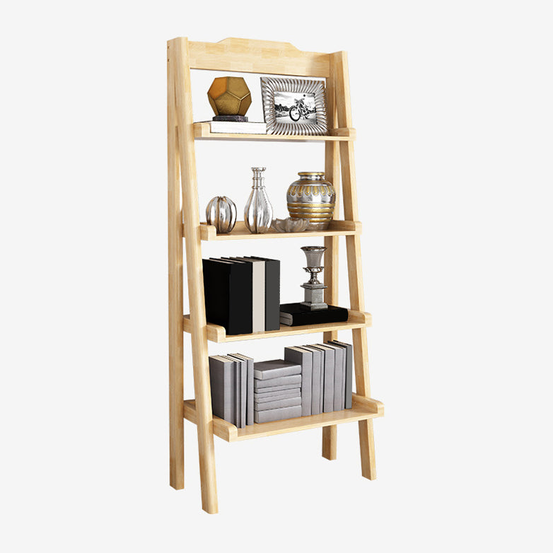 Scandinavian Open Back Standard Bookshelf Wooden Bookcase for Study Room