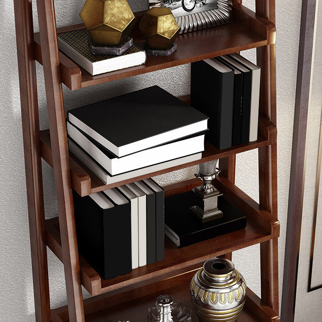 Scandinavian Open Back Standard Bookshelf Wooden Bookcase for Study Room