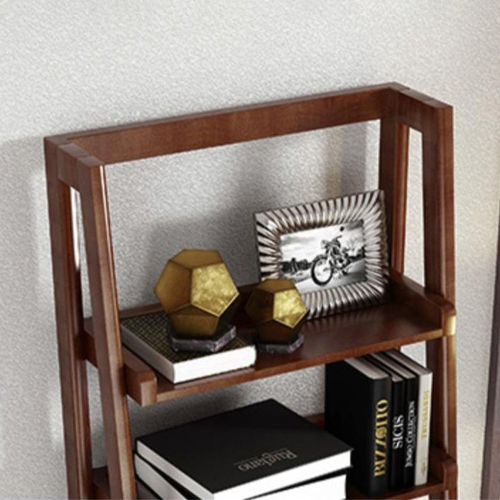 Scandinavian Open Back Standard Bookshelf Wooden Bookcase for Study Room