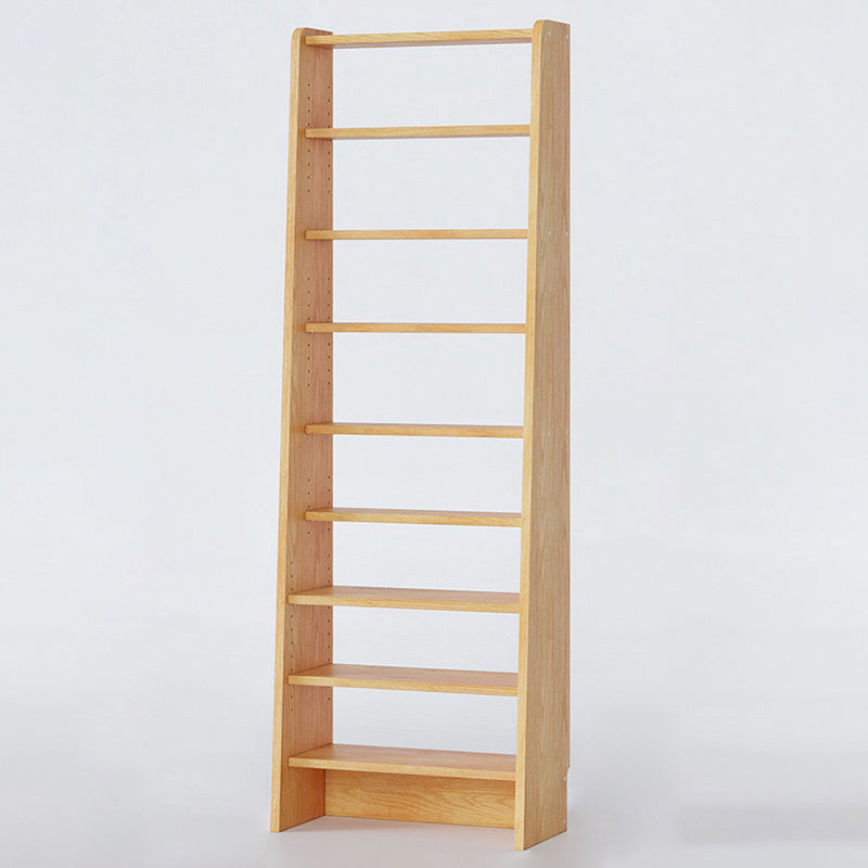 Modern Open Back Bookshelf Wooden Bookcase with Shelves for Study Room