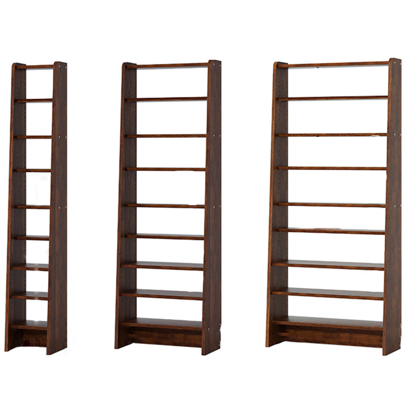 Modern Open Back Bookshelf Wooden Bookcase with Shelves for Study Room