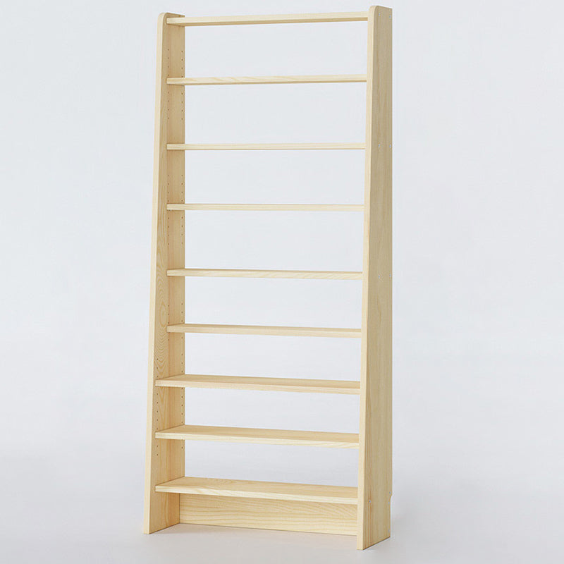 Modern Open Back Bookshelf Wooden Bookcase with Shelves for Study Room