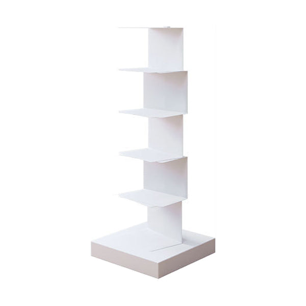 Modern Style Bookshelf Closed Back Standard Metal Bookcase for Study Room