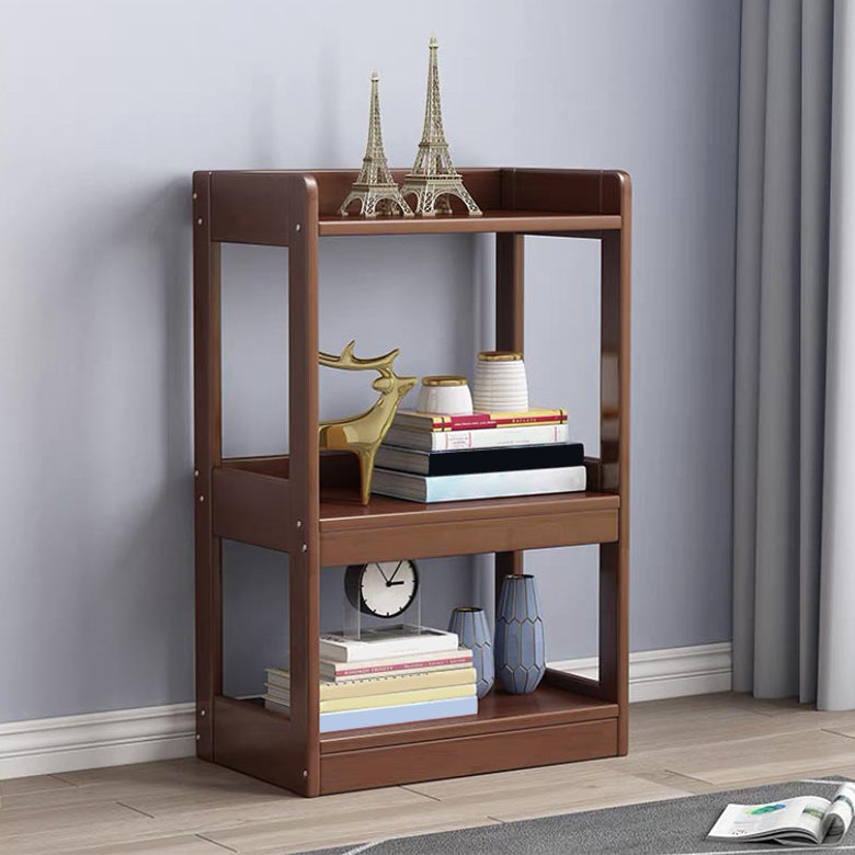 Scandinavian Style Bookshelf Open Back Standard Wooden Bookcase