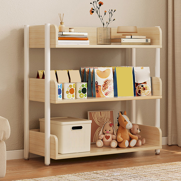 Engineered Wood Bookshelf Standard Open Back Scandinavian Bookcase