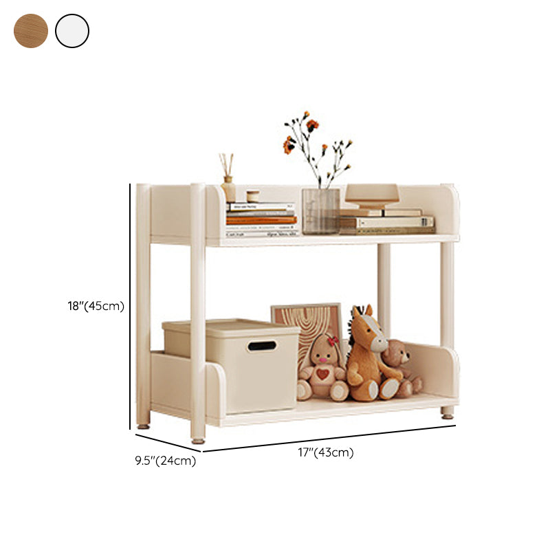 Engineered Wood Bookshelf Standard Open Back Scandinavian Bookcase