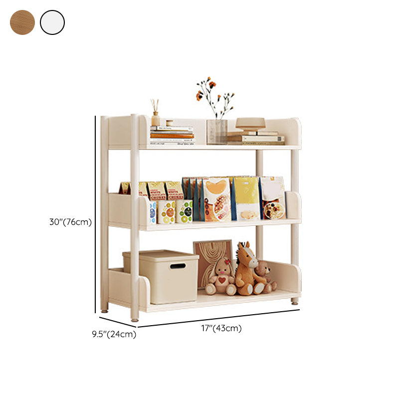 Engineered Wood Bookshelf Standard Open Back Scandinavian Bookcase