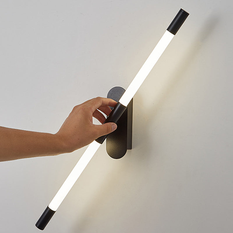 Golden/Black Linear Wall Light Sconces Modern LED Sconces for Living Room