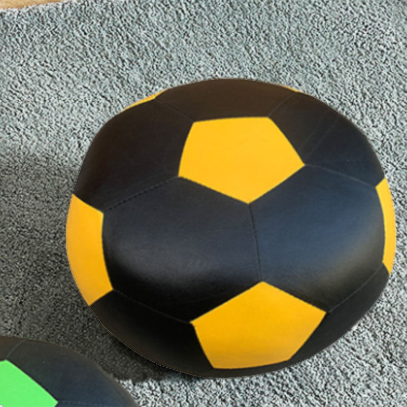 Leather Standard Stool Modern Style Simple Unique Shape Footstool