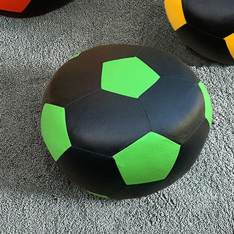 Leather Standard Stool Modern Style Simple Unique Shape Footstool