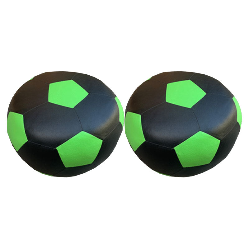 Leather Standard Stool Modern Style Simple Unique Shape Footstool