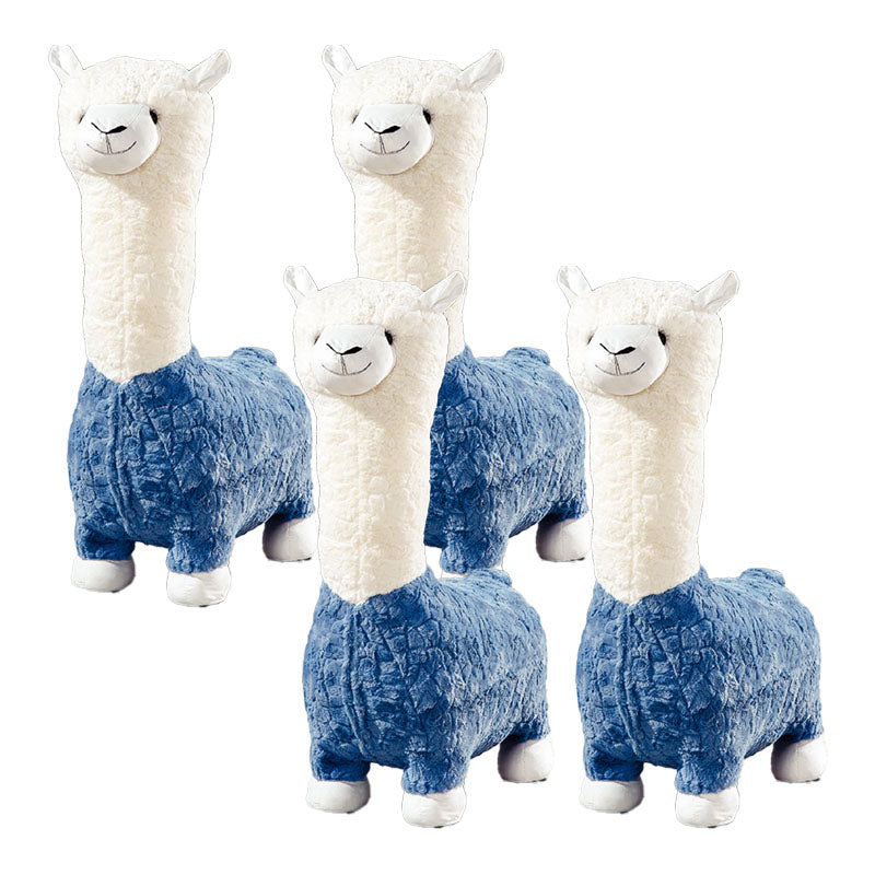 Plush Standard Stool Modern Simple Children's Alpaca Animal Stool