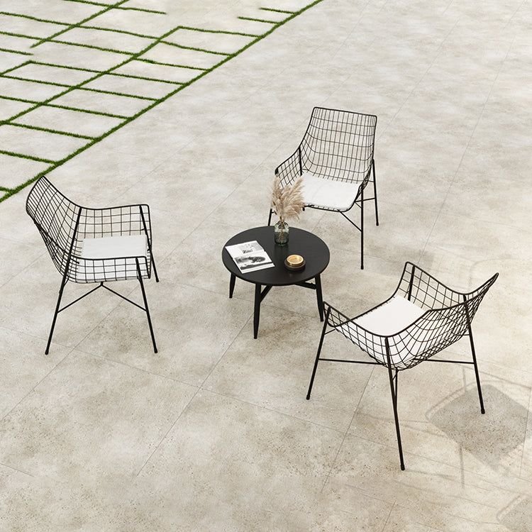 Boho Black Dining Set 1/2/3/4/5 Pieces Round Patio Dining Table Set