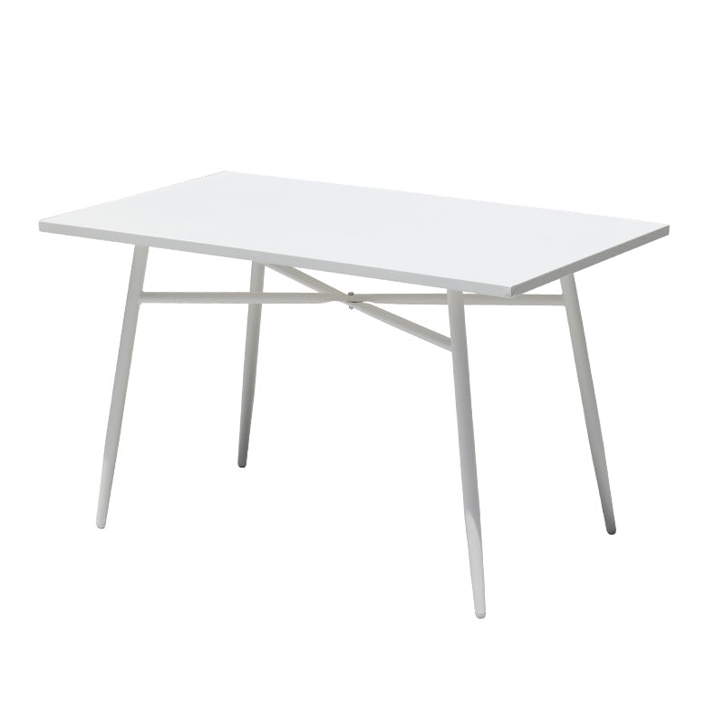 White Round Patio Dining Sets Boho 1/2/3/5/7 Pieces Dining Table Set