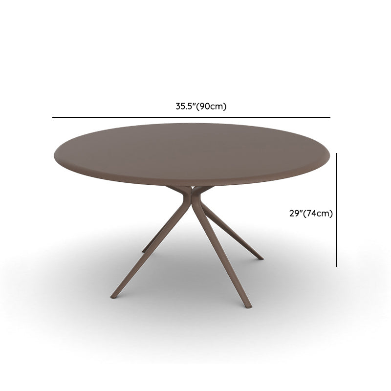 1/4/5 Pieces Patio Dining Table Set Metal Red Patio Dining Sets