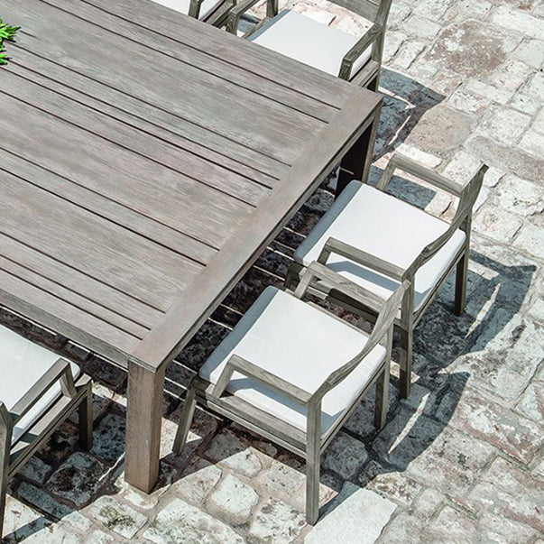 Solid Wood Dining Table Set 1/5/11 Pieces Boho Patio Dining Sets