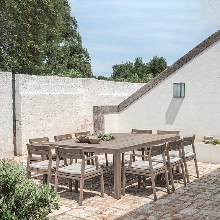 Solid Wood Dining Table Set 1/5/11 Pieces Boho Patio Dining Sets