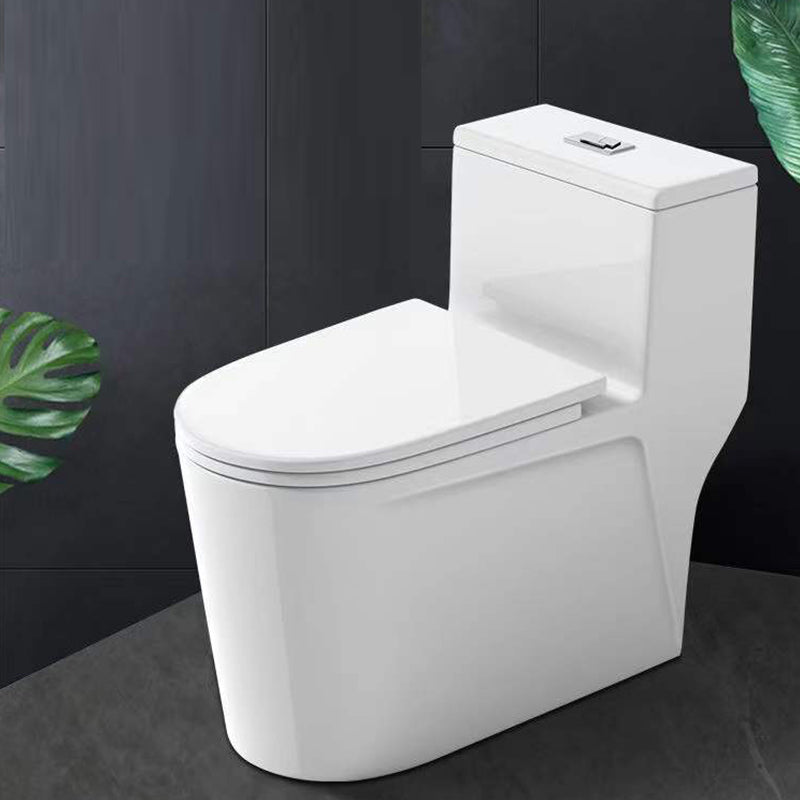 Contemporary All-In-One Flush Toilet Floor Mount Urine Toilet with Seat for Washroom