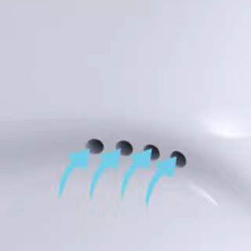 Contemporary All-In-One Flush Toilet Floor Mount Urine Toilet with Seat for Washroom