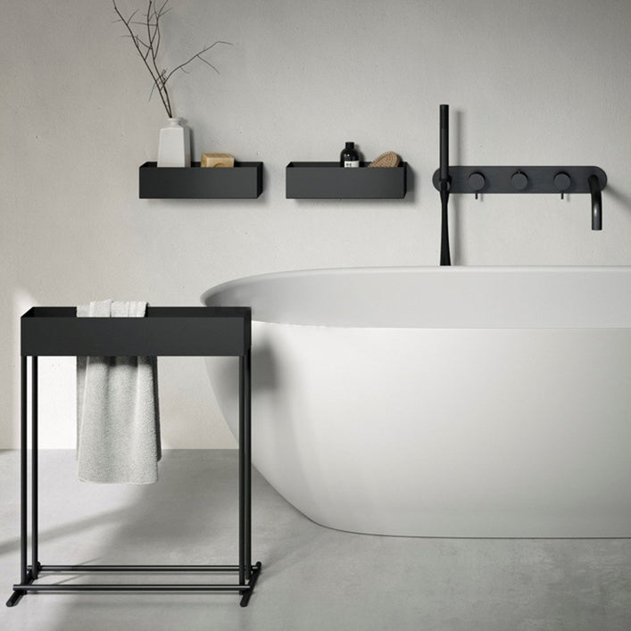 Modern Stone Bathtub Freestanding Soaking Bathtub , 29.53-inch Tall